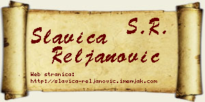 Slavica Reljanović vizit kartica
